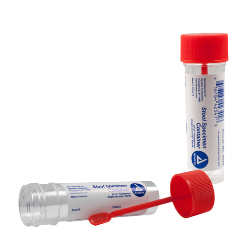 Stool Specimen Collection Container with ID Label, Sterile — Mountainside  Medical Equipment