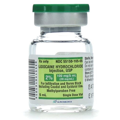 Lidocaine HCI for Injection 2% Luer-Jet Prefilled Syringe 5 mL Luer-Lo —  Mountainside Medical Equipment