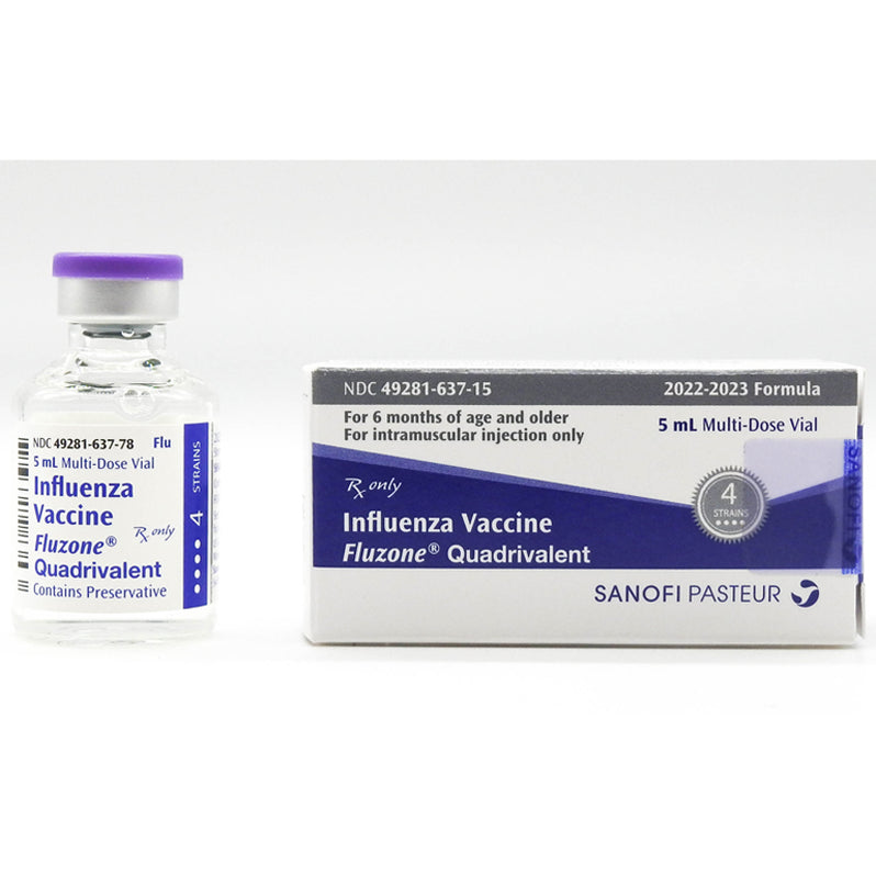 Fluzone Quadrivalent 2022 2023 Flu Vaccine 60 mcg / 0.5 mL Multiple