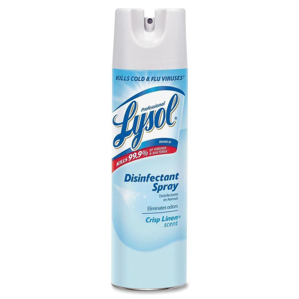 Lysol Disinfecting Spray 12.5oz, Crisp Linen Kills Cold & Flu Viruses