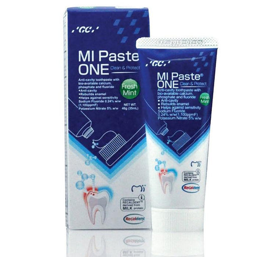 GC Mi Paste Plus Mint Flavor w/RECALDENT, 35ml Tube Each - Valuemed  Professional Products