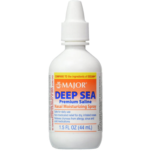 Deep Sea Premium Saline Nasal Moisturizing Spray 0.65%, 44mL Nasal Spray | Mountainside Medical Equipment
