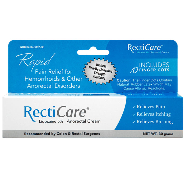 Recticare Anorectal Rectal Pain Relief Cream Mountainside