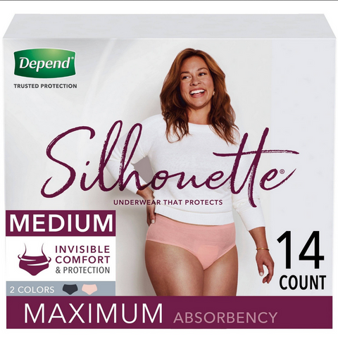 Depend® Silhouette® Active Fit™ Women's L/xl Moderate Absorbency