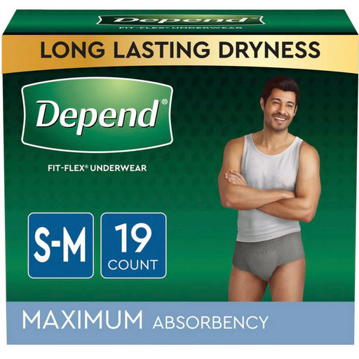 Depend Real Fit Incontinence Underwear for Men, Large/XL, 12 count —  Mountainside Medical Equipment