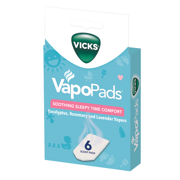 Vicks Soothing Sleepy Time Comfort VapoPads (VBR-5-V) 6 Pack | Humidifier Accessories by Kaz