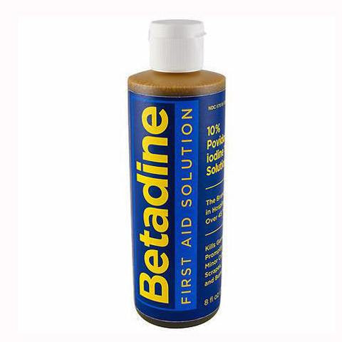 Verplaatsing vervorming spellen Betadine Antiseptic Solution Povidone Iodine 10% , 8 oz — Mountainside  Medical Equipment