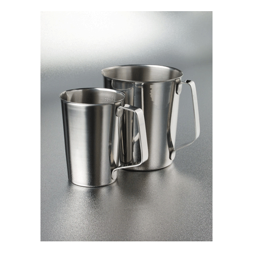 Stainless Steel Medical Graduated Measuring Cup with Etched Measurements  (Available in 3 Sizes) — Blickman