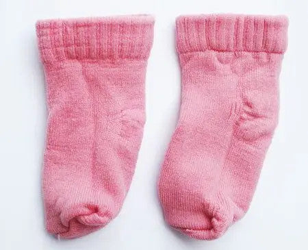 pink newborn socks
