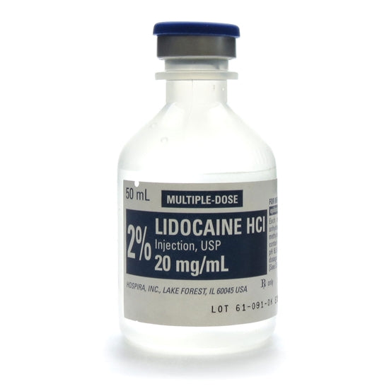 Lidocaine 2 For Injection 50ml Mountainside Medical Equipment