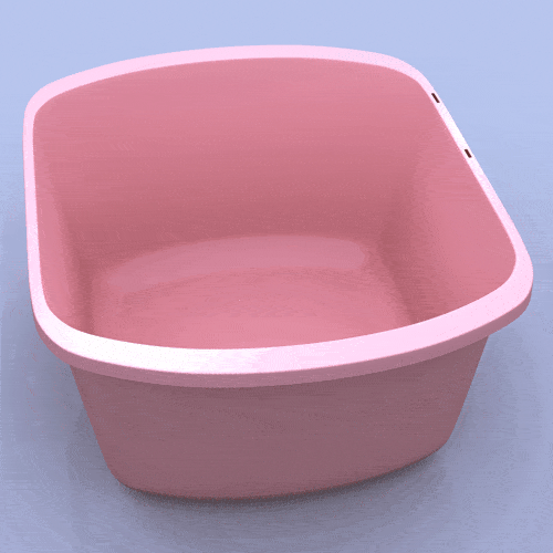 medical plastic wash basin