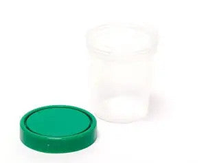 Non-Sterile Wide Mouth Specimen Container with Snap Cap, 5 oz.