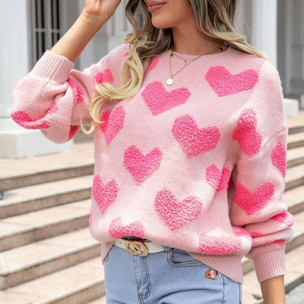  RESTOCKED - Heart U Sweater