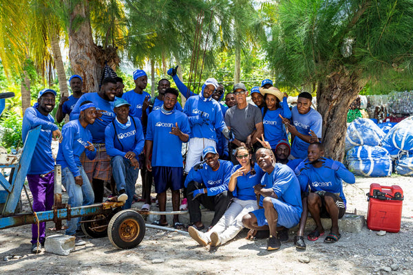 4ocean Haiti Crew Kicking Back at the End of the Day