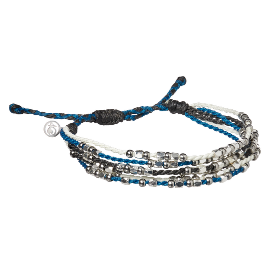 Satin Silver Crystal Curb Chain Bracelet - Women's Bracelets | Witchery