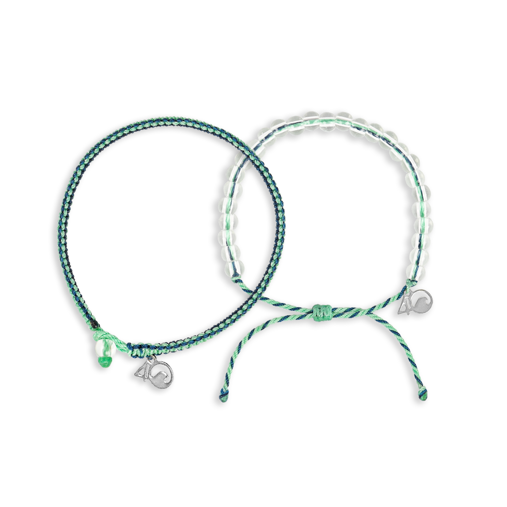 Stingray Beaded and Braided Bracelet 2-Pound Pack - 4ocean