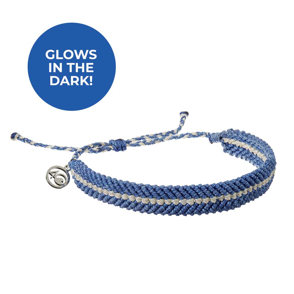 Image of Deep Sea Braided Bracelet in Abyssal Blue Glow