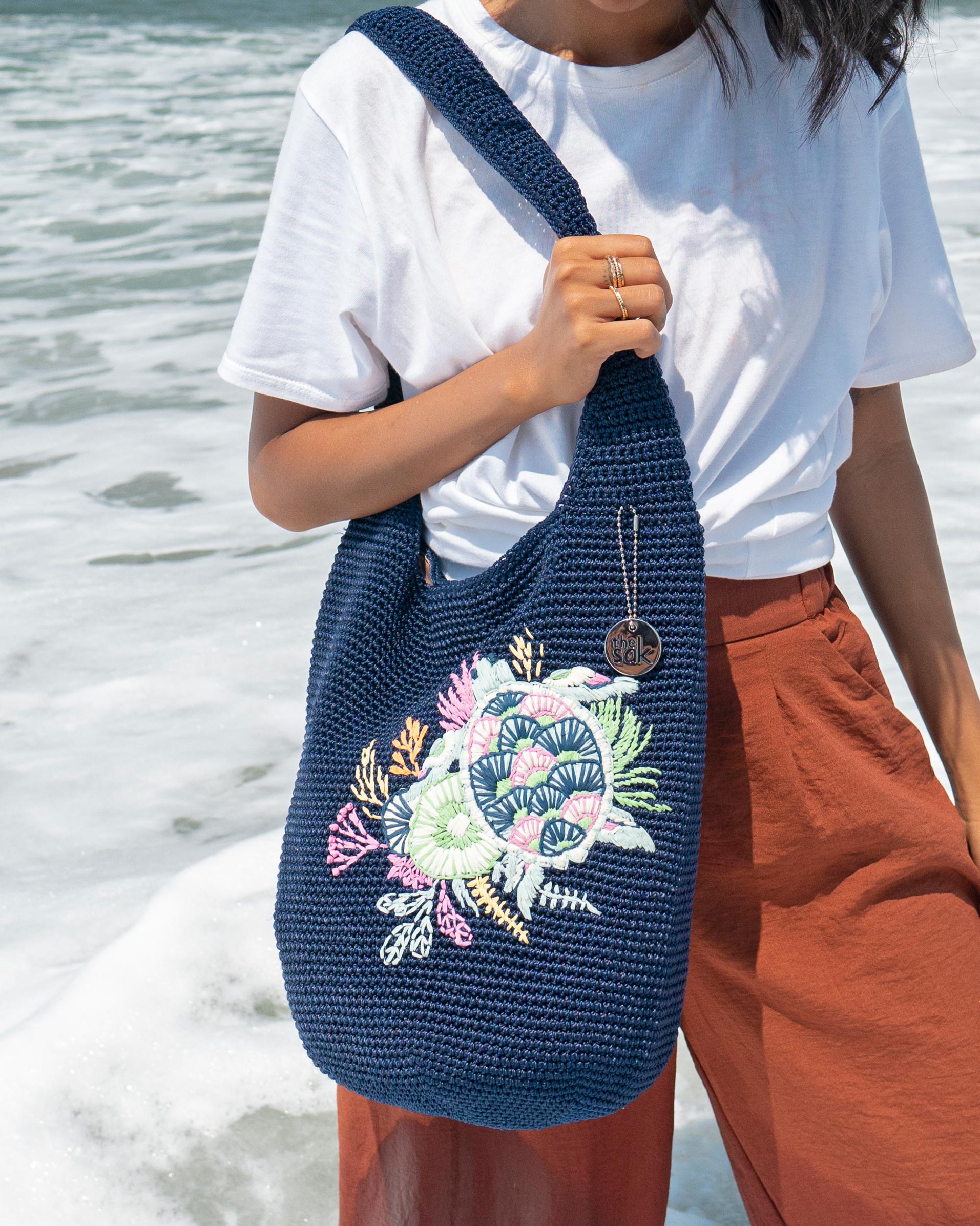 Sakroots x 4ocean Crochet Boho Bag