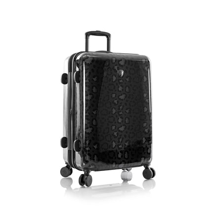 DKNY Signature Softside Spinner Luggage With Tsa Lock in Black