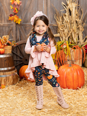 Mia Belle Girls Cold Weather Season Leggings and Scarf Set