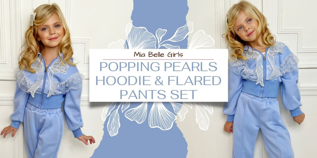 Popping Pearls Hoodie & Flared Pants Set | Mia Belle Girls Blog