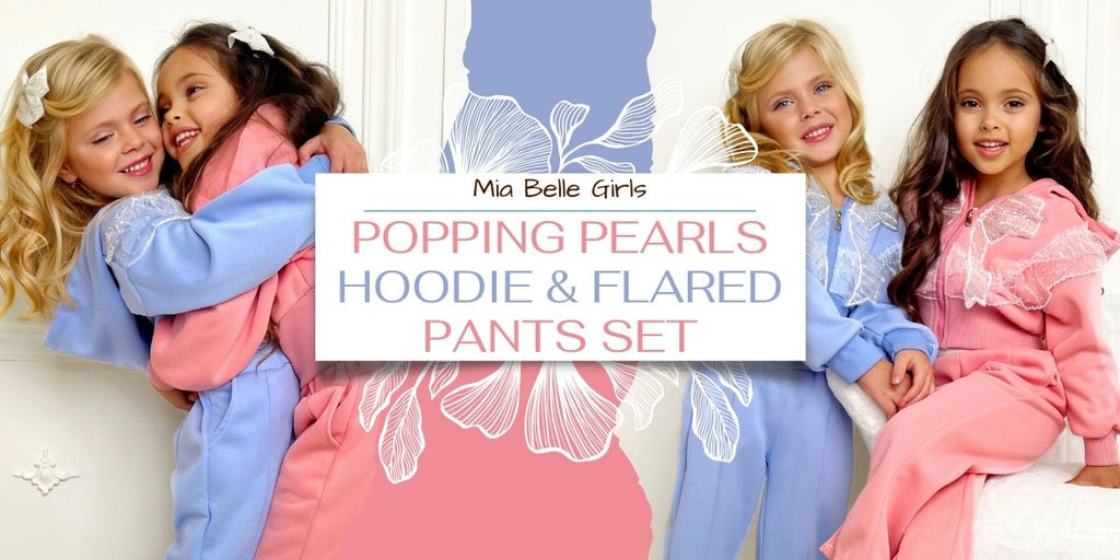 Popping Pearls Hoodie & Flared Pants Set | Mia Belle Girls Blog