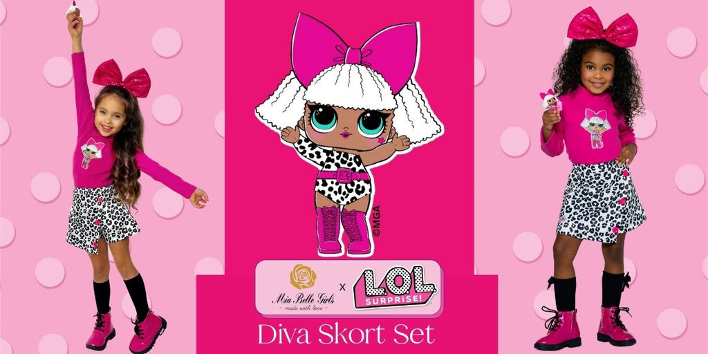 L.O.L. SURPRISE!™ x Mia Belle Girls Diva Skort Set Style Guide Blog