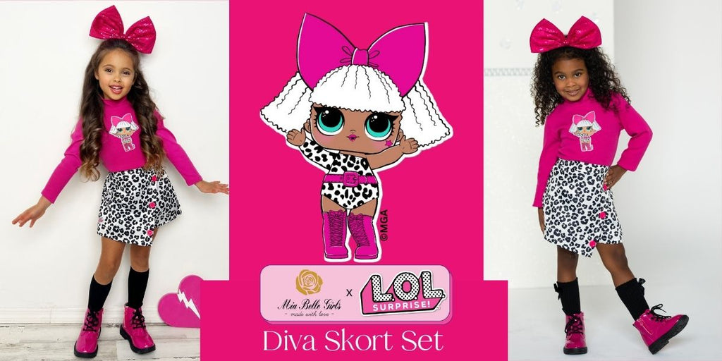 L.O.L. SURPRISE!™ x Mia Belle Girls Diva Skort Set Style Guide Blog