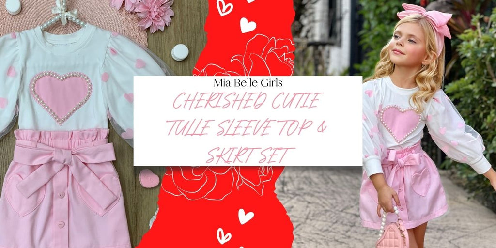 Valentine's Day Tops & Skirt Set Style Guide | Mia Belle Girls Blog