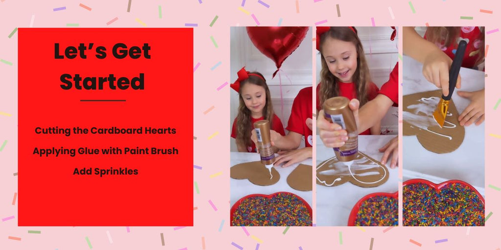 Valentine Sensory Hearts DIY for Mommy and Me | Mia Belle Girls Blog