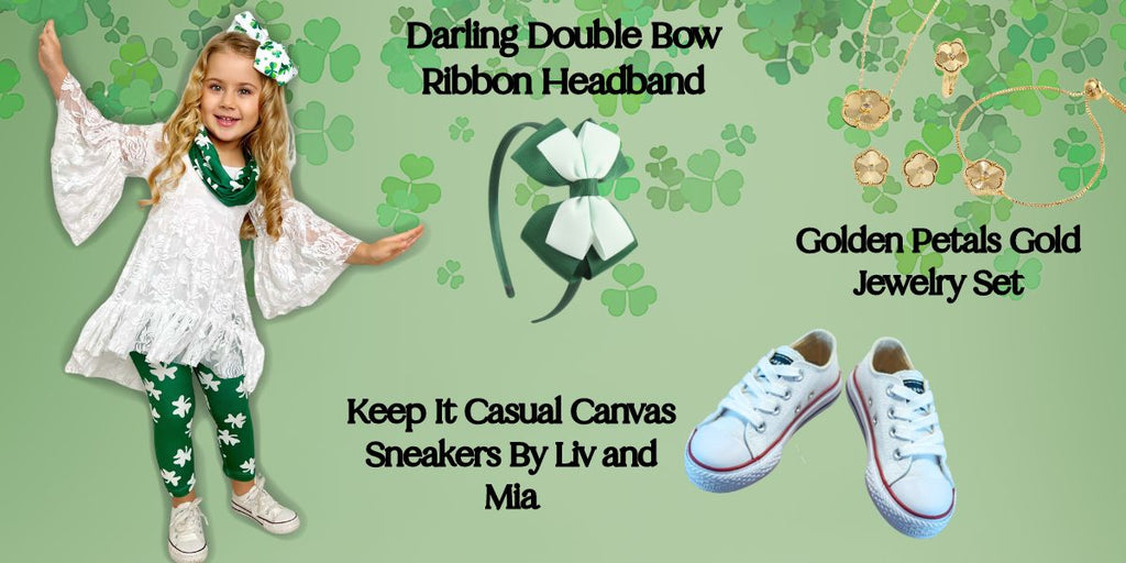St. Patrick's Day Outfit For Little Girls  | Mia Belle Girls Blog