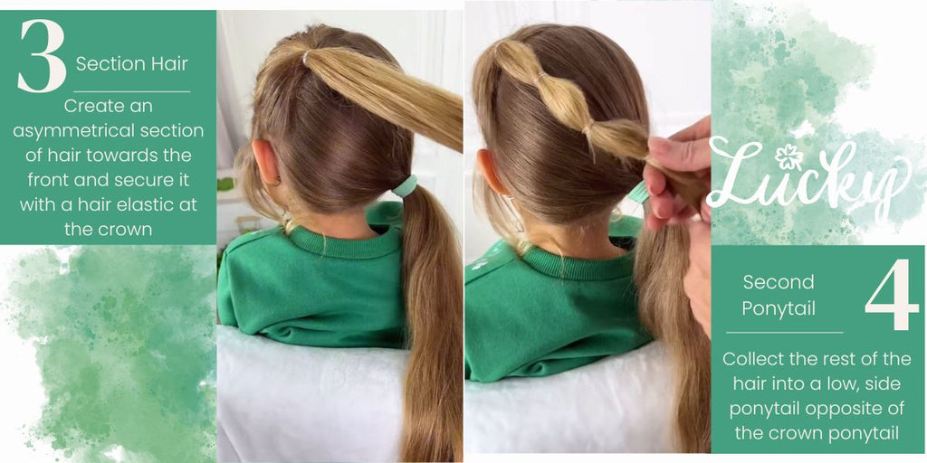 St. Patty's Bubble Braid Kids Hairstyle Guide | Mia Belle Girls Blog