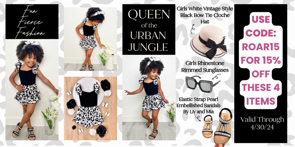 Girls Leopard Ruffle Short Set Style Guide | Mia Belle Girls Blog