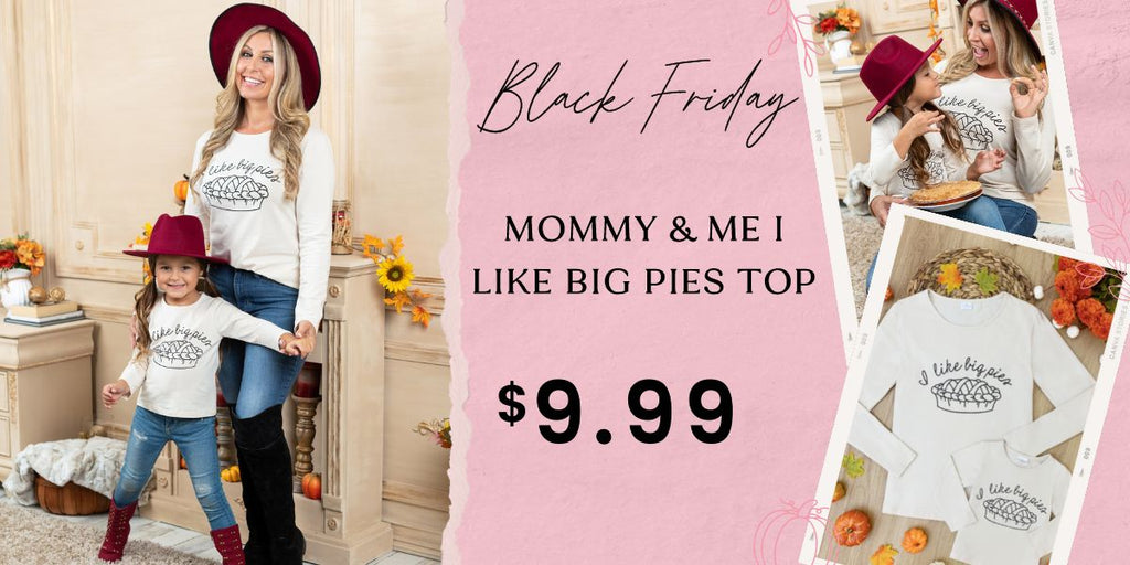 Mia Belle Girls Black Friday Daily Deals: Mommy & Me Twinning Looks