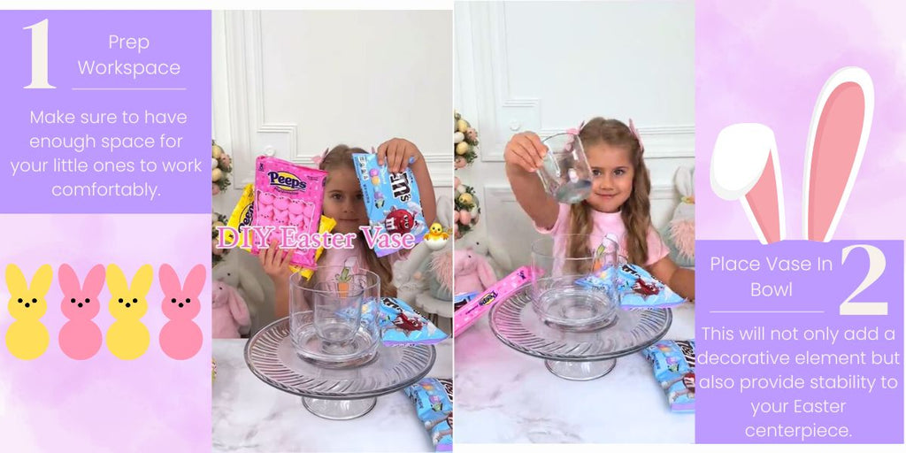 The Cutest DIY Easter Vase Craft for Kids | Mia Belle Girls Blog