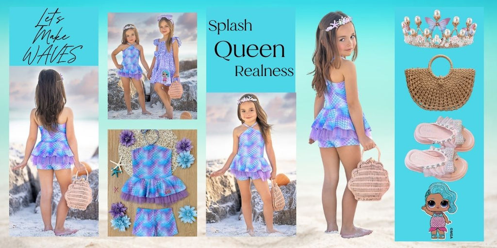 L.O.L. SURPRISE! Splash Queen Swimsuit Style Guide | Mia Belle Girls