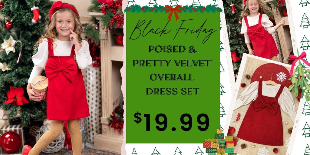 Mia Belle Girls Black Friday Daily Deals: Happy Holiday Toddler Sets