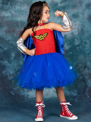 Mia Belle Girls Wonder Woman Inspired Costume