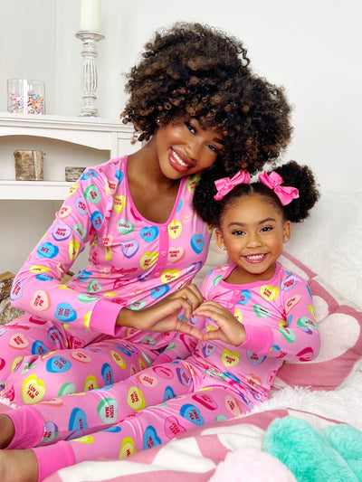 Mommy And Me Love You More Pajama Set