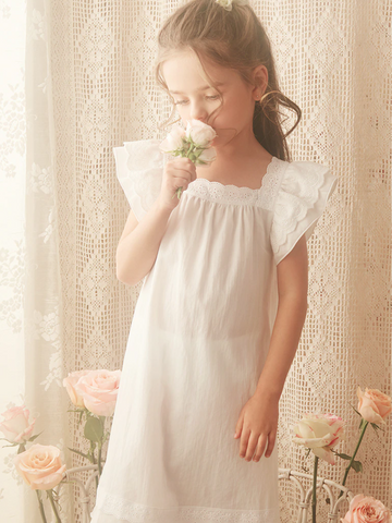 Mia Belle Girls Star Print Nightgown