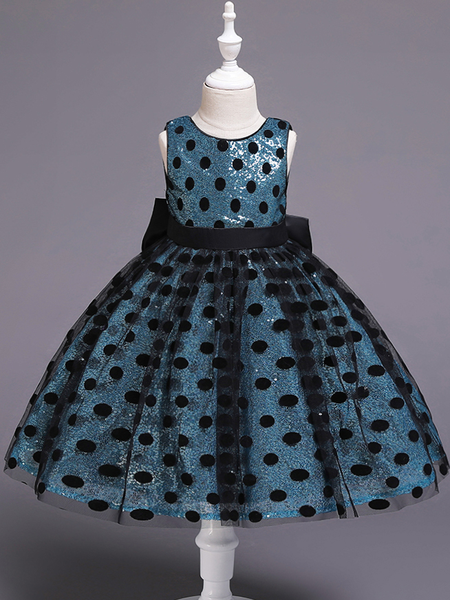 Ameri VINTAGE SPARKLE DOT DRESS - www.goldenswan.club