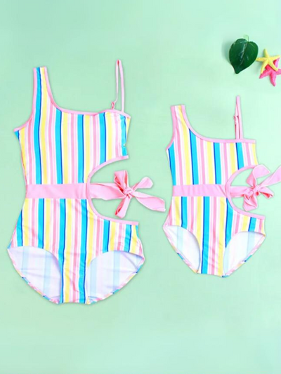 Mommy And Me Under the Palms Two Piece Swimsuit