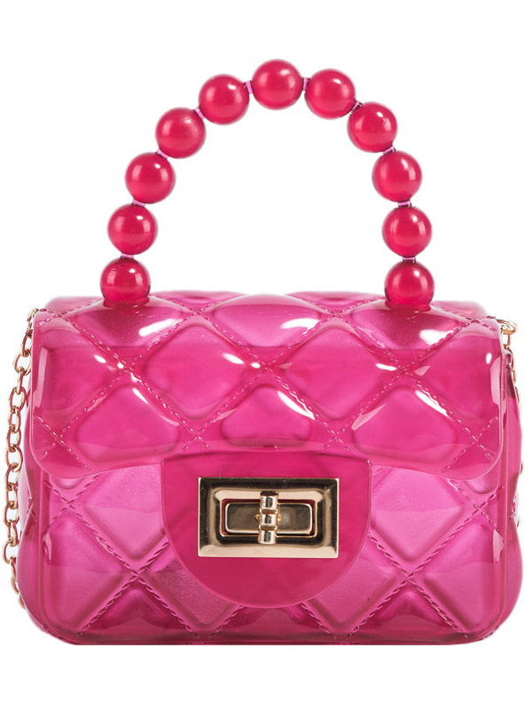 Image of Girls Barbie Inspired Hot Pink Mini Purse