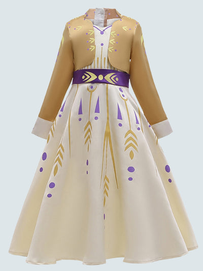 Girls Formal Anna from Frozen Inspired Costume Dress