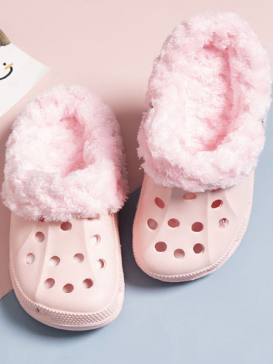 Girls Comfy Cozy Fleece Lined Slides By Liv And Mia Pink