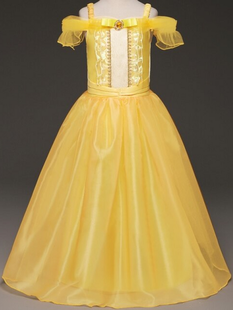 Mia Belle Girls Beauty and the Beast Inspired Princess Belle Halloween ...