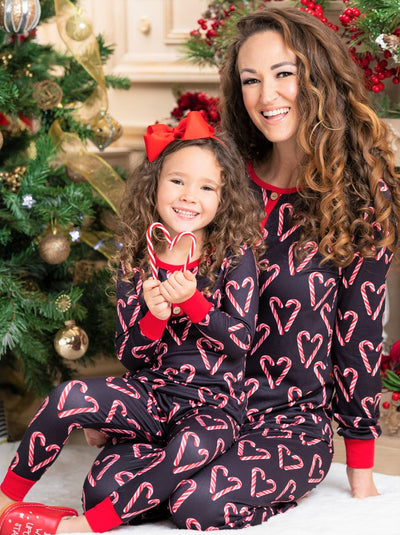 Mommy And Me Matching Winter Pajamas  Plaid Christmas Tree Pajama Set –  Mia Belle Girls