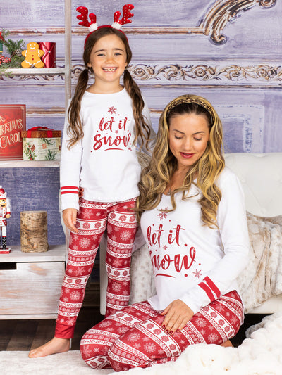 Mommy and Me Pajamas Sets  Long Sleeve Pajamas - Mia Belle Girls