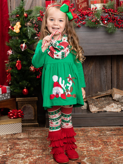 Childrens Christmas Outfit - Mia Belle Girls