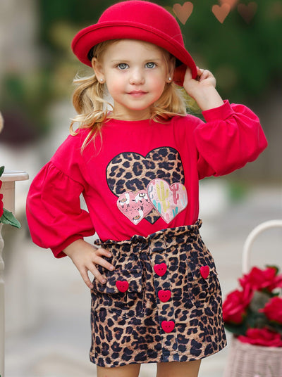 Cute Winter Sets  Girls Llama Poinsettias Top & Patched Leggings Set – Mia  Belle Girls